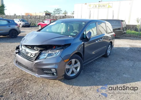2019 Honda Odyssey Ex из США, поврежденный, VIN 5FNRL6H54KB007636